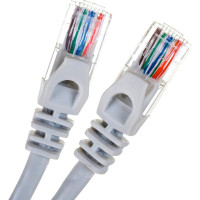 Коммутационный шнур ITK патч-корд, кат.5Е UTP, 3м, серый PC01-C5EU-3M