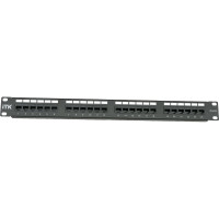 Патч-панель IEK ITK 1U кат.6 UTP, 24 порта Dual PP24-1UC6U-D05