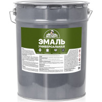 Универсальная алкидная эмаль ЭКСПЕРТ полуматовая, белая, 25 кг 30505