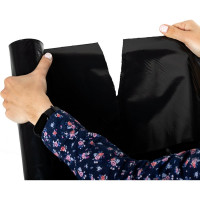 Мешки для мусора ULTRA LAIMA 240л черные рулон 5 шт сверхпрочные, ПСД 120 мкм, 90х140см, 607698