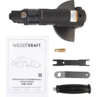 Пневматическая углошлифовальная-отрезная машина WIEDERKRAFT диск 5" (125 мм) 12000 об/мин WDK-25140