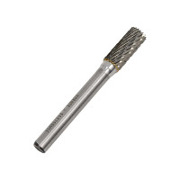 Борфреза цилиндрическая с торцом (тип B; 8х20 мм; хвостовик 6 мм) KORNOR 322082006