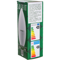 Светодиодная лампа SAFFIT SBC3715 Свеча E14 15W 6400K, 55207
