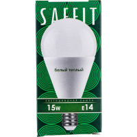 Светодиодная лампа SAFFIT SBG4515 Шарик E14 15W 2700K, 55209