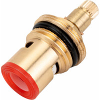 Керамическая кран-букса Профсан ПСМ 1/2", 24 шлицов 2 резьбы PSM-1291-24
