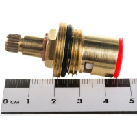Керамическая кран-букса Профсан ПСМ 1/2", 20 шлицов 2 резьбы PSM-1291-20