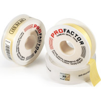ФУМ лента PROFACTOR PF Professional желтая Ф85 мм 19мм х 0,25мм х 15м PF FE 531