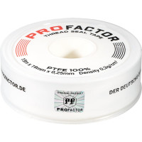 ФУМ лента PROFACTOR PF Professional белая Ф85 мм 19мм х 0,25мм х 15м PF FE 530