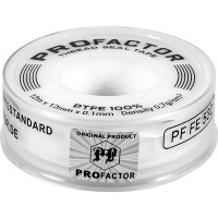 ФУМ лента PROFACTOR PF Professional белая Ф55 мм 12мм х 0,1мм х 12м PF FE 532
