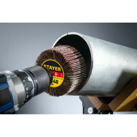 Круг шлифовальный лепестковый на шпильке STAYER P120, 30x15 мм 36606-120