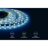 Светодиодная лента в блистере APEYRON 12В, СТ, 4,8Вт/м, smd3528 206BL