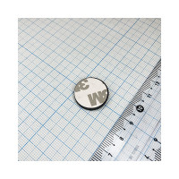 Ферритовые магниты Проф-Магнит 20x3 с клеевой основой, 20шт. Y35 20x3мм с клеем