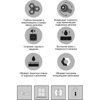 Проникающая быстродействующая смазка SETA Anti-Rust два режима распыления, 520 мл S1001