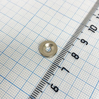 Неодимовый магнит Проф-Магнит с зенковкой 8xd3x2, 10шт. NdFeB D8x3x2 зенк