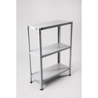Стеллаж ООО ФУРАМА СТФЛ 1500х1000х400 мм, 3 полки, серый СТФЛ151040-3