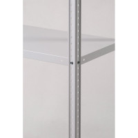 Стеллаж ООО ФУРАМА СТФУ 2500x1100x300 мм, 8 полок, серый СТФУ251130-8