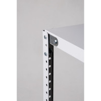 Стеллаж ООО ФУРАМА СТФЛ 1000х700х300 мм, 3 полки, серый СТФЛ107030-3