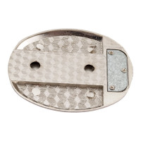 Дверной ограничитель магнитный, скрытой установки, Brante сатин никель 606785