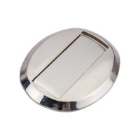 Дверной ограничитель магнитный, скрытой установки, Brante сатин никель 606785