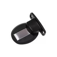 Дверной ограничитель магнитный, скрытой установки, Brante чёрный 606784