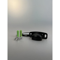 Дверной ограничитель магнитный, скрытой установки, Brante чёрный 606784