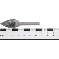 Борфреза гиперболическая с точечным торцом (тип G; 16х25 мм; хвостовик 6 мм) KORNOR 372162506