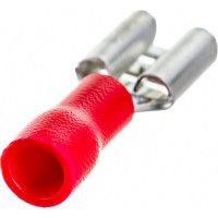 Изолированная клемма "мама" Nord-Yada 6.3мм 0.5-1.5кв.мм (красная) (РПи-м 1.5-(6.3) 905342