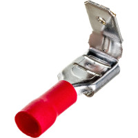 Изолированная клемма "мама"+"папа" Nord-Yada 2в1 6.3мм+штекер-6.3мм 0.5-1.5кв.мм (красная) 906329