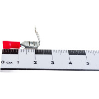 Изолированная клемма "мама"+"папа" Nord-Yada 2в1 6.3мм+штекер-6.3мм 0.5-1.5кв.мм (красная) 906329