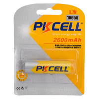 Литий-ионный аккумулятор PKCELL тип - 18650 1 шт в блистере, без защиты 18650 2600-1B