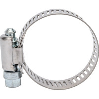 Червячный хомут CNIC 24-36/12.7 мм, W2 нержавеющая сталь, с оцинк. винтом SAE J1670 05B2436 52555