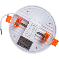 Светодиодный безрамочный встраиваемый светильник IONICH круглый 18Вт 230В 6500K 120мм IP20 1591