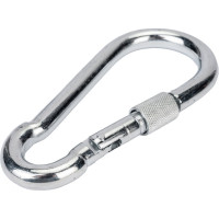 Пожарный карабин с фиксатором КРЕП-КОМП DIN 5299 D, м12 кпф12мф