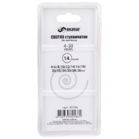 Сверло ступенчатое спиральное по металлу (4-30 мм; 14 ступеней; TiN) SKRAB 30186