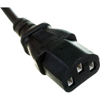 Кабель питания ExeGate Power PC-3P Евровилка Schuko- С13 VDE-250V-3х0.75-CU 10A черный 3м 280650