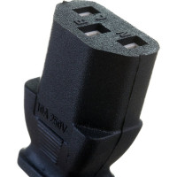 Кабель питания ExeGate Power PC-1P Евровилка Schuko- С13 VDE-250V-3х0.5-CU 6A черный 1.0м 280640