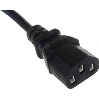 Кабель питания ExeGate Power PC-3P Евровилка угловая Schuko- С13 VDE-250V-3х0.5-CU 6A 3м 280661