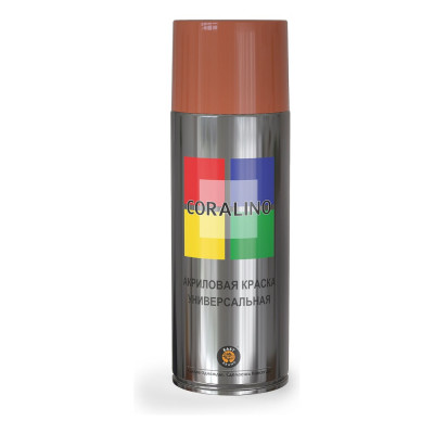 Краска аэрозольная RAL8004 медно-коричневый CORALINO C18004