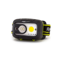 Налобный фонарь ЯРКИЙ ЛУЧ LH-450A MA-HALO 5W LED +3W COB max.400лм, 3режима, включается взмахом, Li-Ion 1800mA 4606400015260