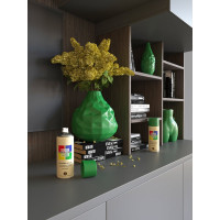 Краска аэрозольная полуматовая CORALINO SATIN RAL6029 Зеленая Мята CS6029