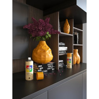 Краска аэрозольная полуматовая CORALINO SATIN RAL1037 солнечный желтый CS1037