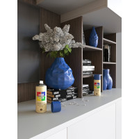 Краска аэрозольная полуматовая CORALINO SATIN 0.52 л RAL5005 сигнальный синий CS5005