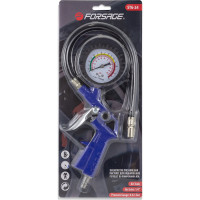 Пистолет для подкачки шин Forsage с манометром и шлангом (0-8.5 Bar) F-STG-24(50354)