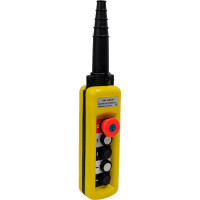 Кабельный пульт 4 кнопки, 1-ступенчатая, авар.стоп, ключ, XAC-A A4813K