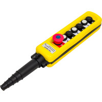 Кабельный пульт 6 кнопок, 2-ступенчатая, авар.стоп, ключ, XAC-A A6913K