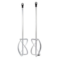 Комплект насадок для строительного миксера 2 шт, 220х560 мм, оцинкованные, хвостовик HEX13 Denzel 84839