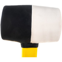 Киянка On, черно-белая резина, фибергласовая обрезиненная рукоятка, 225 г 06-04-013