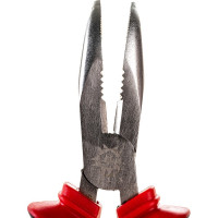 Плоскогубцы TLX 160 мм комбин. с декор. ручками удл. отогнут. губки JS21004-6 66369