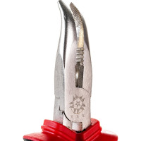 Плоскогубцы TLX 160 мм комбин. с декор. ручками удл. отогнут. губки JS21004-6 66369