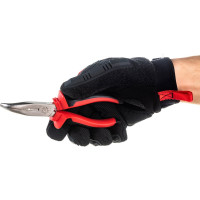 Плоскогубцы TLX 160 мм комбин. с декор. ручками удл. отогнут. губки JS21004-6 66369